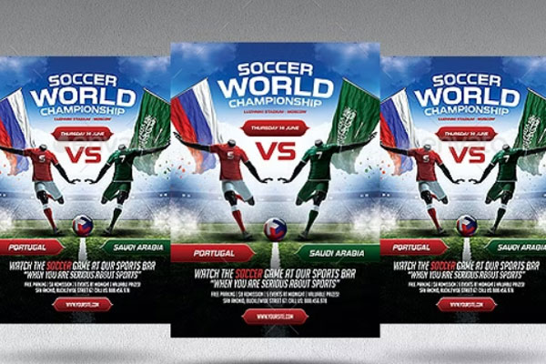 31+ Soccer Poster Templates | Free & Premium PSD | Ai | InDesign | Word ( Doc ) Format Designs Download